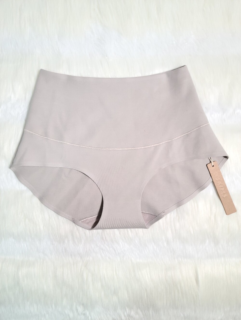 SKIMS Cotton Shapewear High Waisted Brief  Linen Women XS NEW